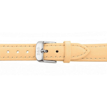 Cream Leather Strap & Silver Buckle watch straps Brother & Sisters